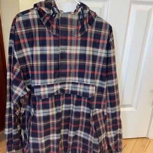 Vintage Gap 1/4 zip rain jacket